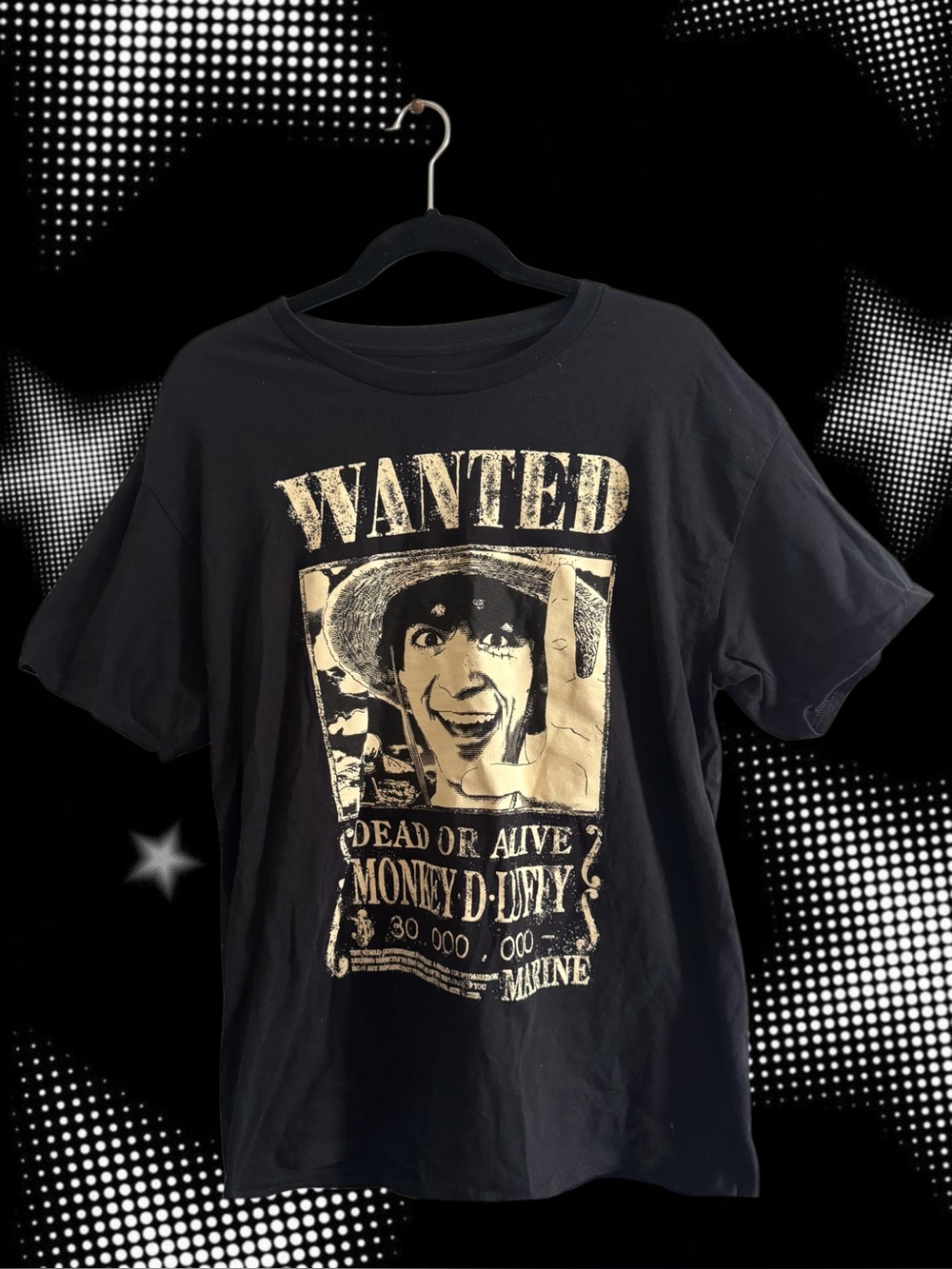 “WANTED” Monkey D. Luffy Graphic Tee